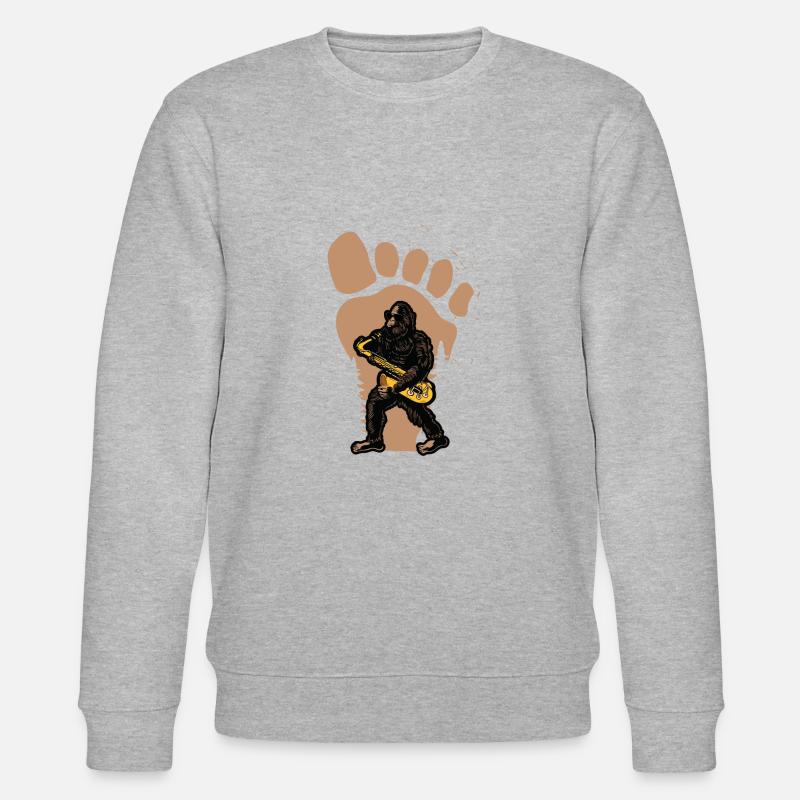 Cryptide Cryptozoologie Sténologie Saxophone Gesc - Sweat bio CHANGER Stanley/Stella Unisexe - gris chiné