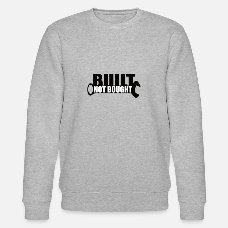 Built Not Bought Wrench Tuning - Stanley/Stella CHANGER Unisex Organic Sweatshirt - heather grey