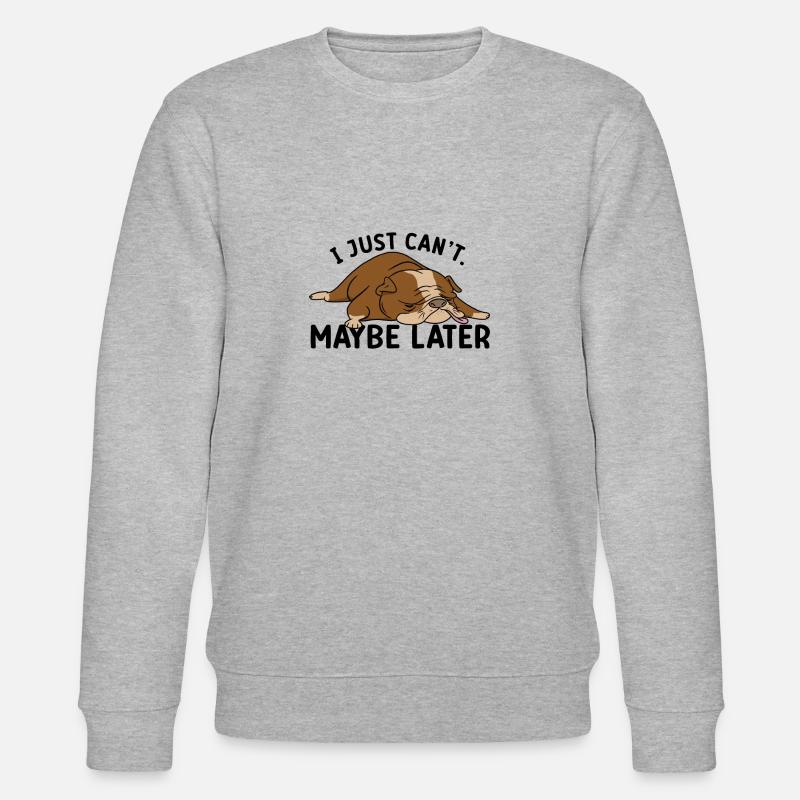 Procrastinating Life Quotes Procrastinator - Stanley/Stella CHANGER Unisex Organic Sweatshirt - heather grey