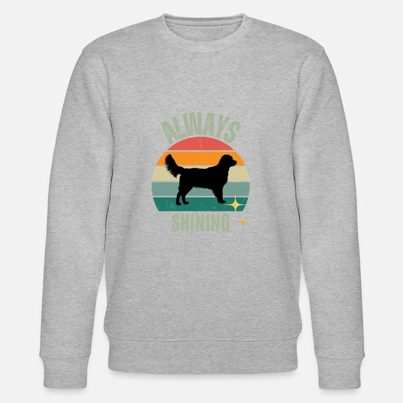 IMMER GLÄNZEND - Stanley/Stella Unisex Bio-Sweatshirt CHANGER  - Grau meliert