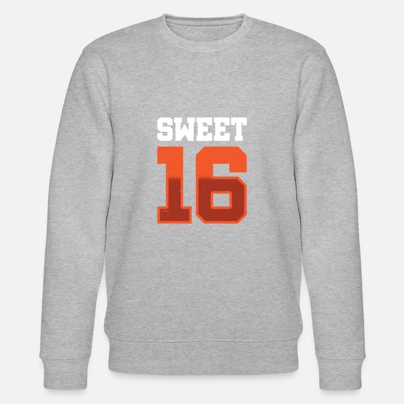 Sweet 16 - Stanley/Stella Unisex Bio-Sweatshirt CHANGER  - Grau meliert