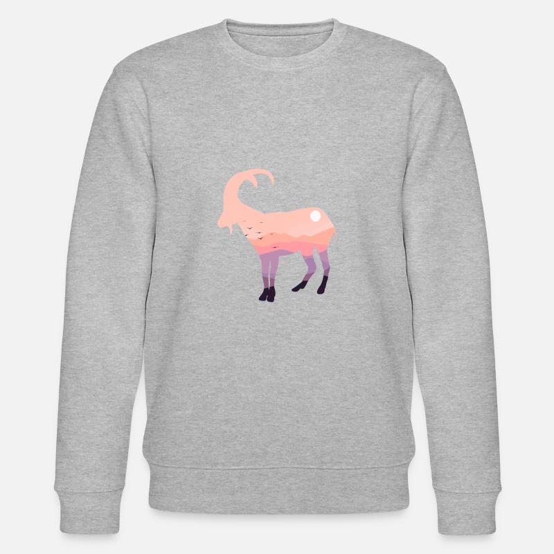 Dickhornschaf - Stanley/Stella Unisex Bio-Sweatshirt CHANGER  - Grau meliert
