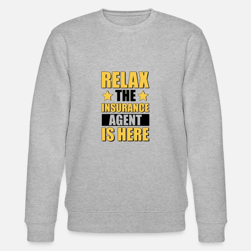 Versicherungsagent Gutachter Versicherungsmakler - Stanley/Stella Unisex Bio-Sweatshirt CHANGER  - Grau meliert