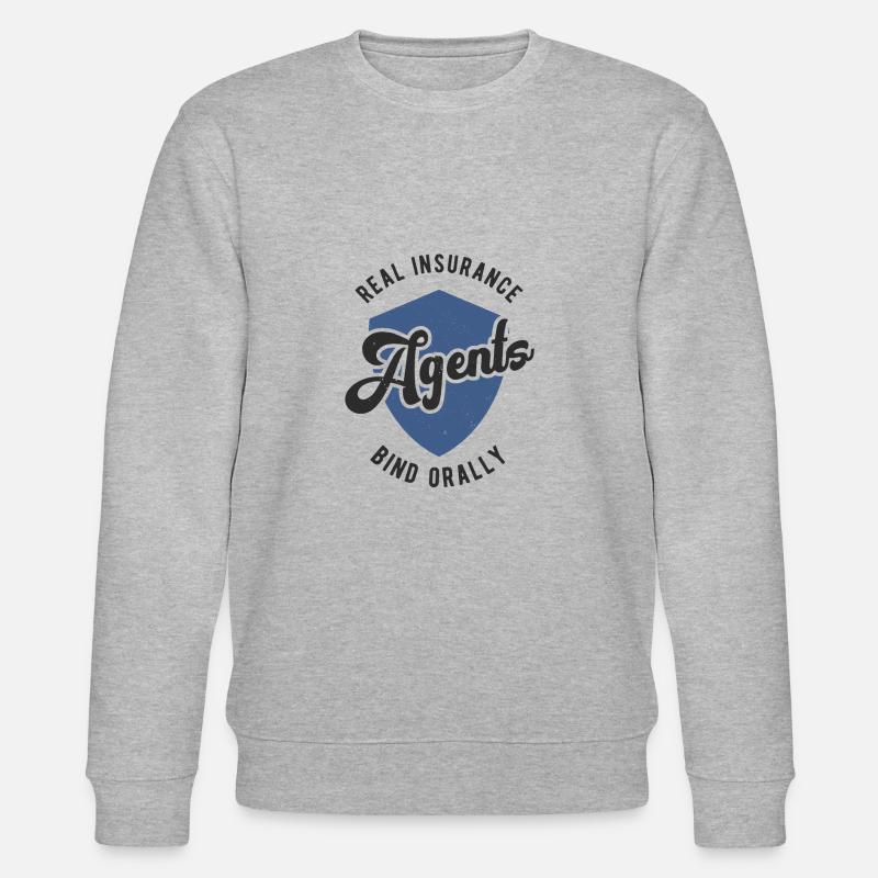 Versicherungsagent Gutachter Versicherungsmakler - Stanley/Stella Unisex Bio-Sweatshirt CHANGER  - Grau meliert