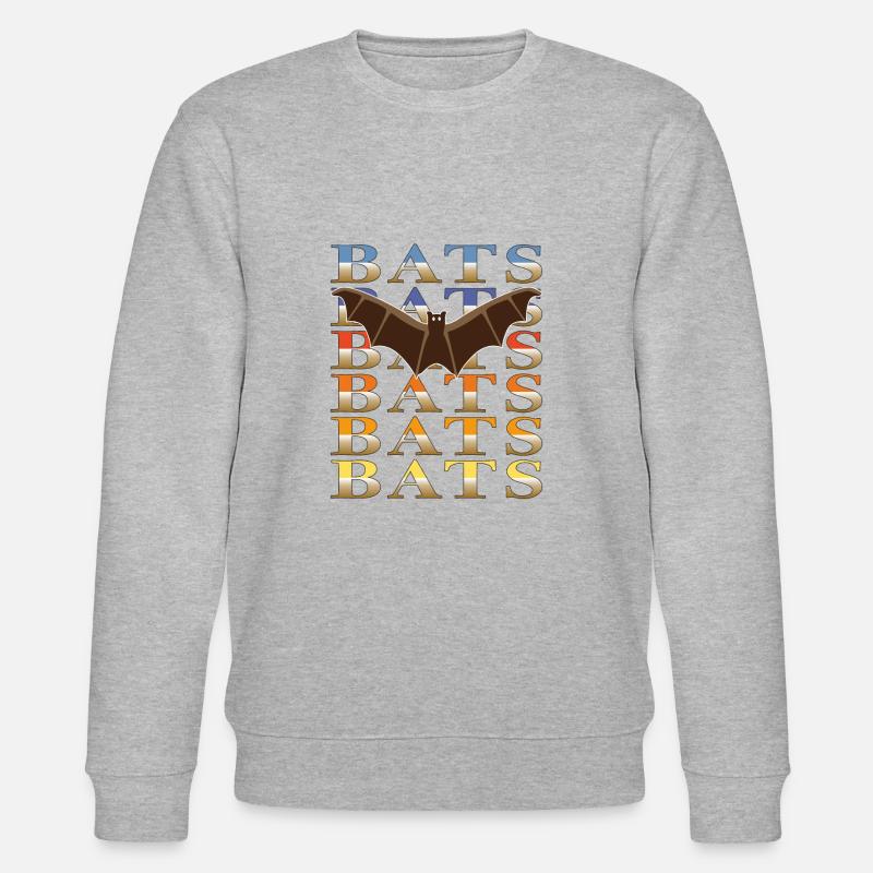 FLEDERMÄUSE BATS - Sweat bio CHANGER Stanley/Stella Unisexe - gris chiné