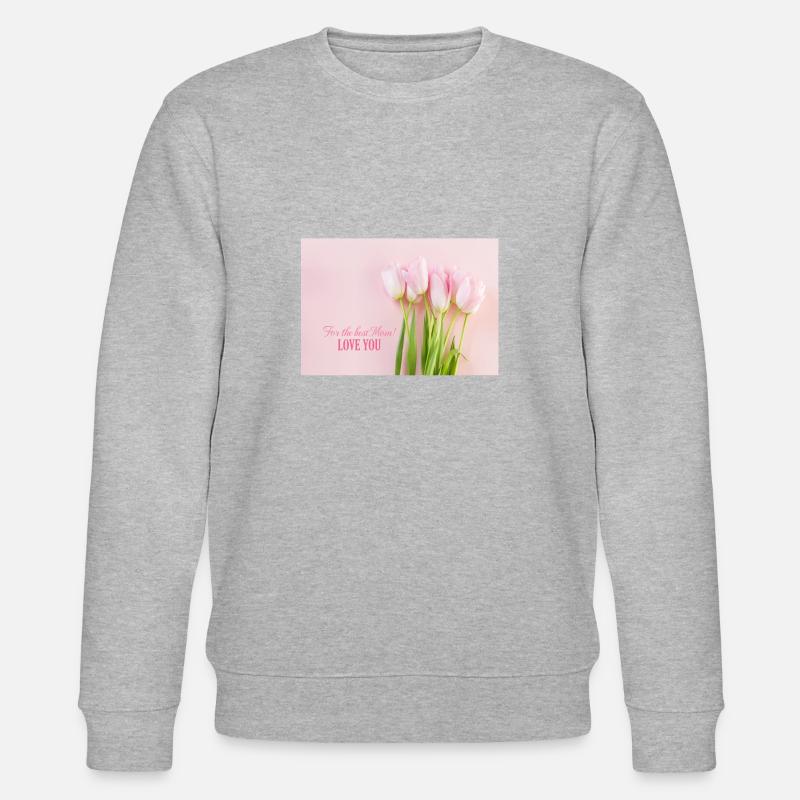 Beste Mutter Best Mom - Stanley/Stella CHANGER Unisex Organic Sweatshirt - heather grey
