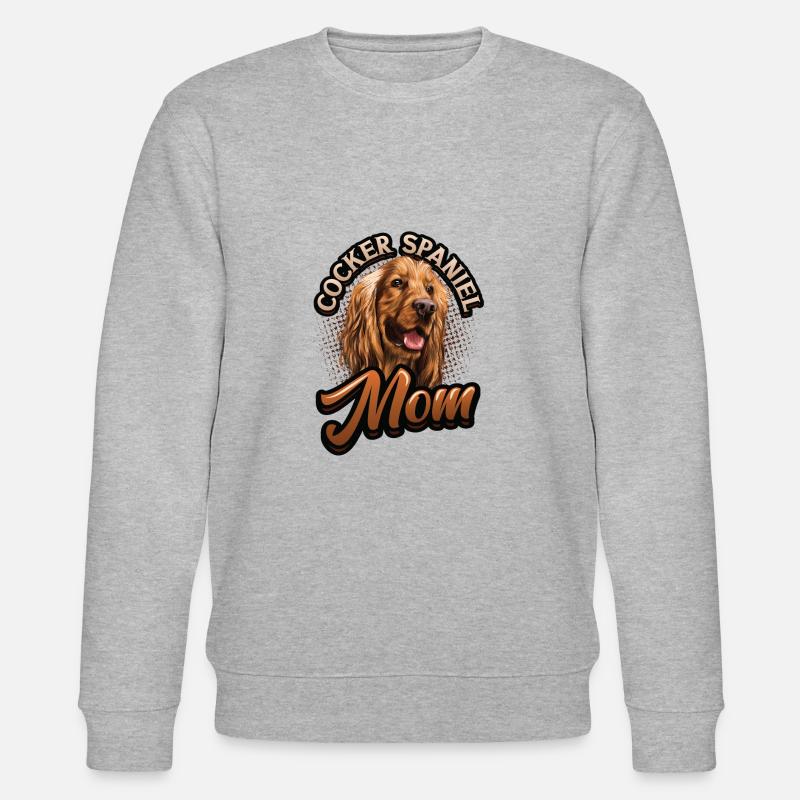 Cocker Spaniel Maman - Sweat bio CHANGER Stanley/Stella Unisexe - gris chiné