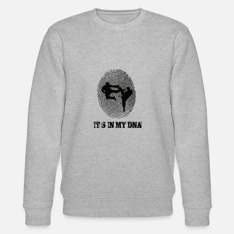 Karate Its In My Dna - Stanley/Stella Unisex Bio-Sweatshirt CHANGER  - Grau meliert
