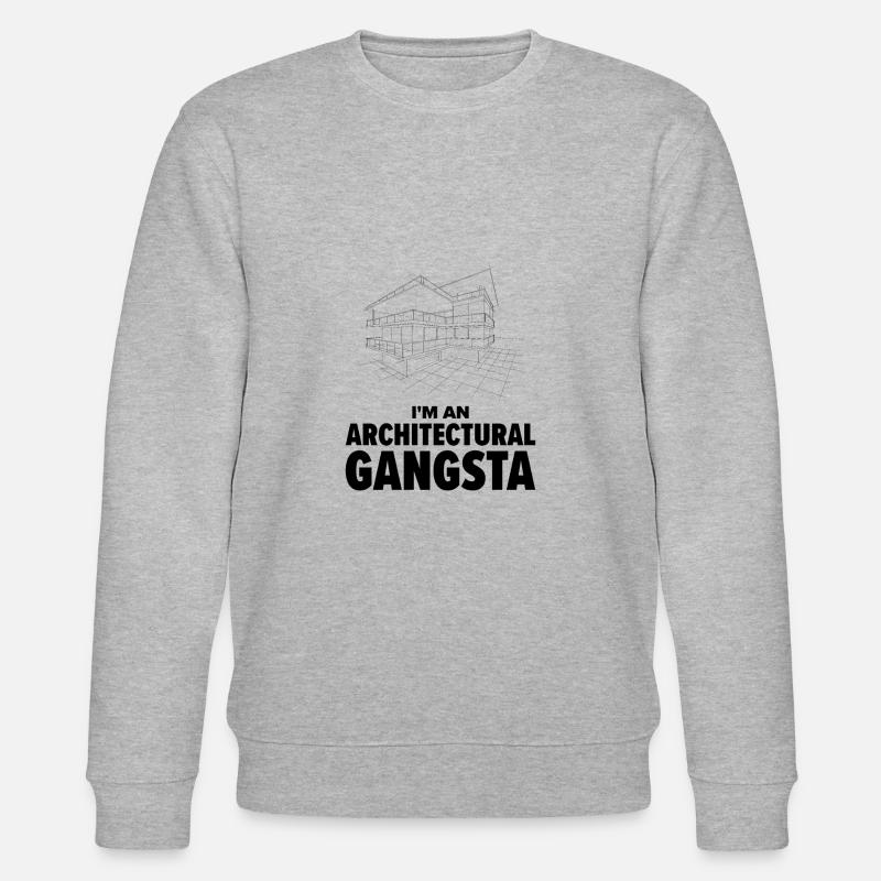 Profession d’architecte Gangsta Historique - Sweat bio CHANGER Stanley/Stella Unisexe - gris chiné