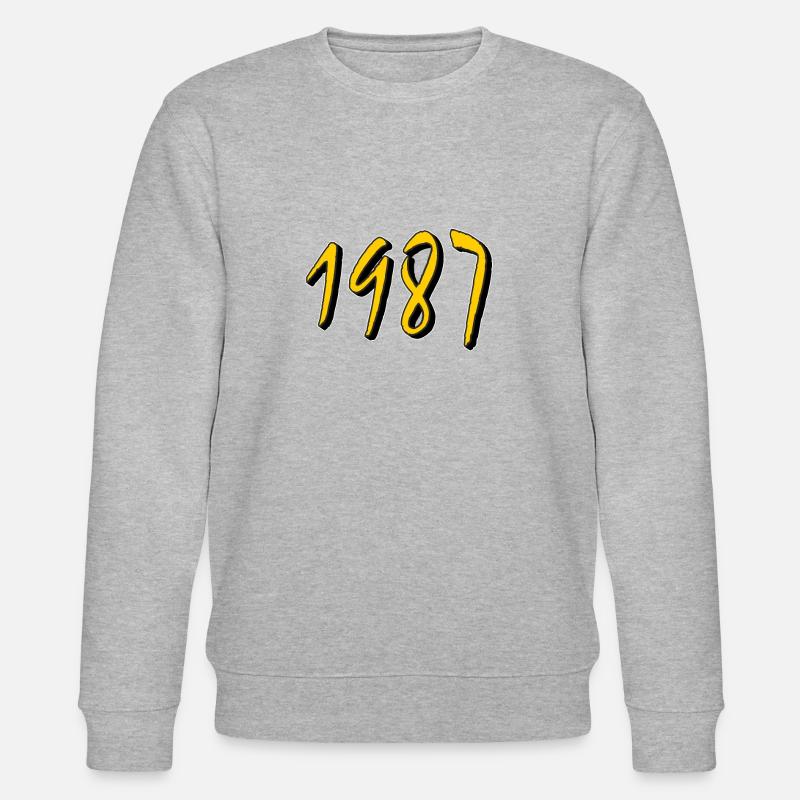 ANNÉE D’ANNIVERSAIRE 1987 - Sweat bio CHANGER Stanley/Stella Unisexe - gris chiné