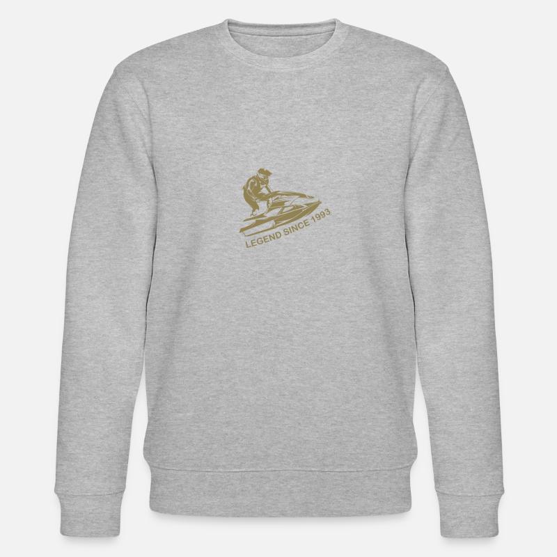 Jet Ski Legend 1993 Anniversaire - Sweat bio CHANGER Stanley/Stella Unisexe - gris chiné