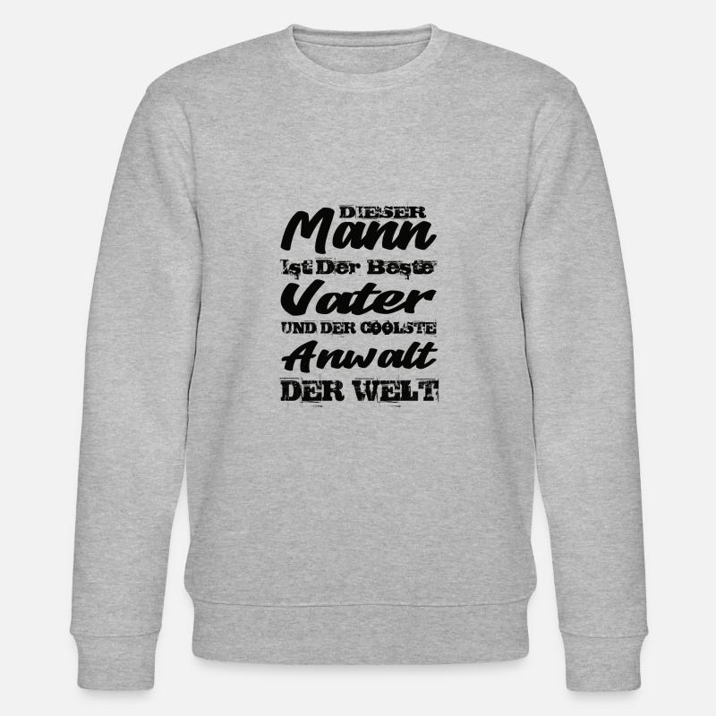 Anwalt - Stanley/Stella Unisex Bio-Sweatshirt CHANGER  - Grau meliert