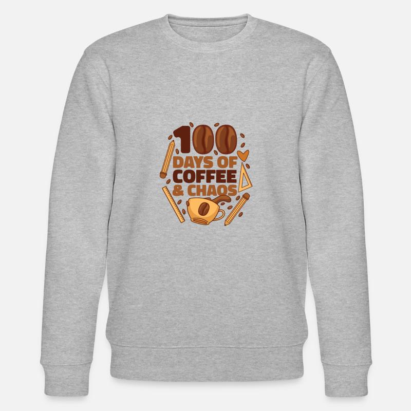 Café scolaire et chaos - Sweat bio CHANGER Stanley/Stella Unisexe - gris chiné