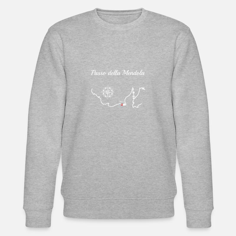 Passo Della Mendola Serpentiner - Stanley/Stella Unisex Bio-Sweatshirt CHANGER  - Grau meliert