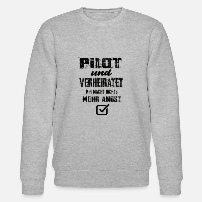Pilot - Stanley/Stella Unisex Bio-Sweatshirt CHANGER  - Grau meliert