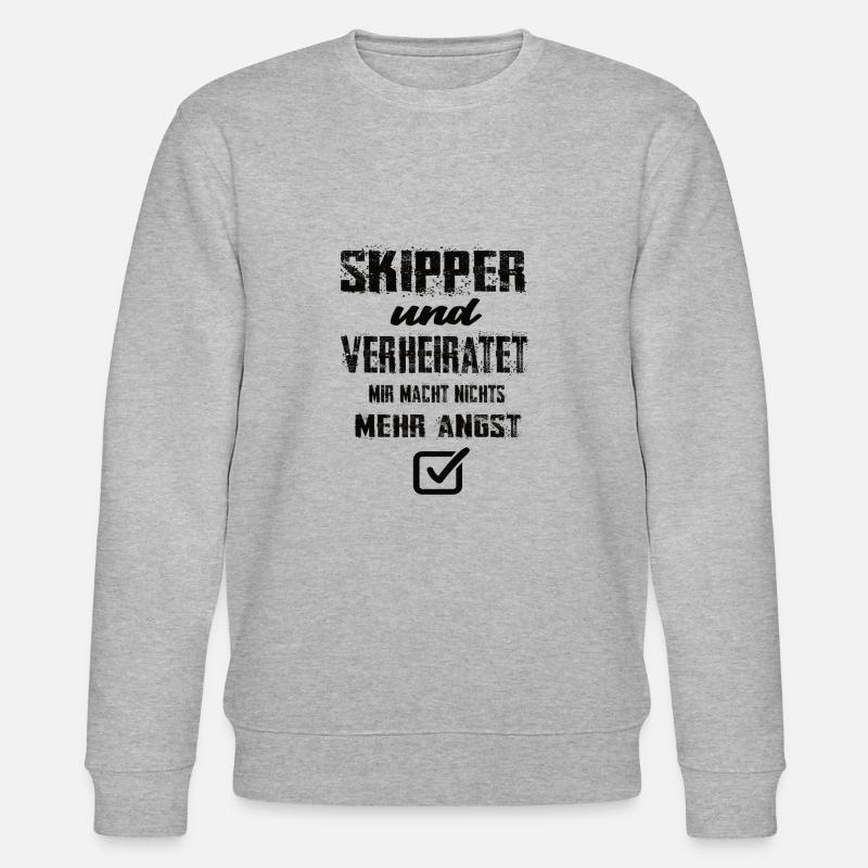 Skipper - Stanley/Stella Unisex Bio-Sweatshirt CHANGER  - Grau meliert