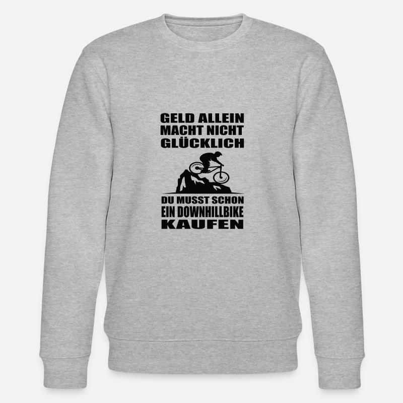 Downhill - Stanley/Stella Unisex Bio-Sweatshirt CHANGER  - Grau meliert