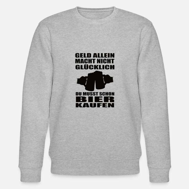 Bier - Stanley/Stella Unisex Bio-Sweatshirt CHANGER  - Grau meliert