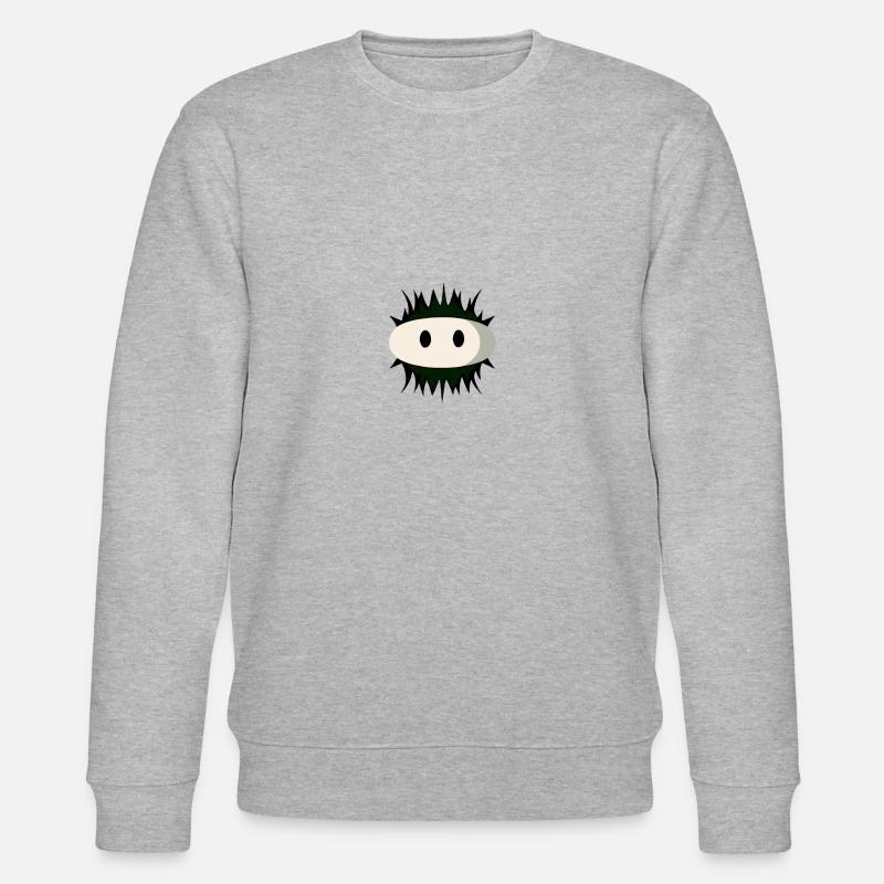 Mignon oursin kawaii - Sweat bio CHANGER Stanley/Stella Unisexe - gris chiné