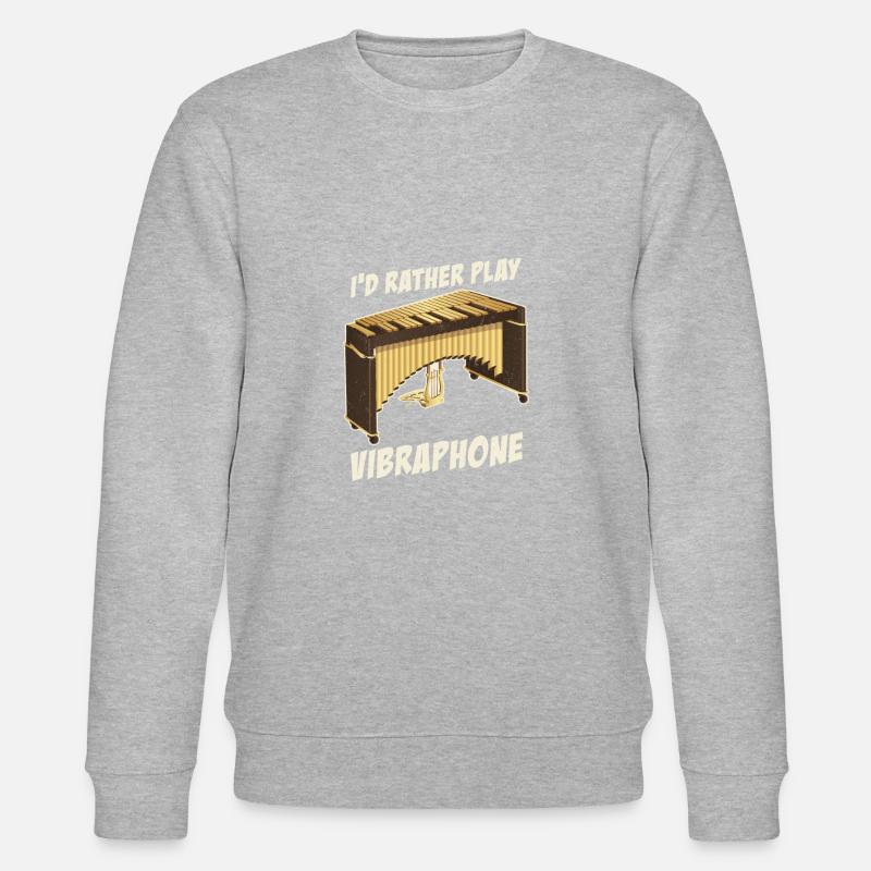Vibraphone Percussion Marimba Musicians - Stanley/Stella CHANGER Unisex Organic Sweatshirt - heather grey