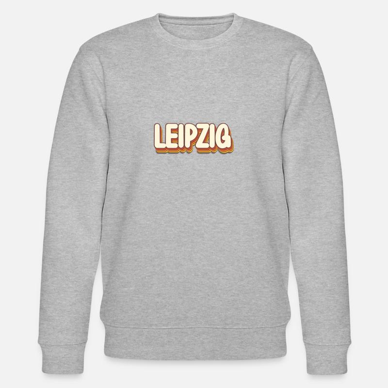 Leipzigerin Leipziger Leipzig - Stanley/Stella Unisex Bio-Sweatshirt CHANGER  - Grau meliert