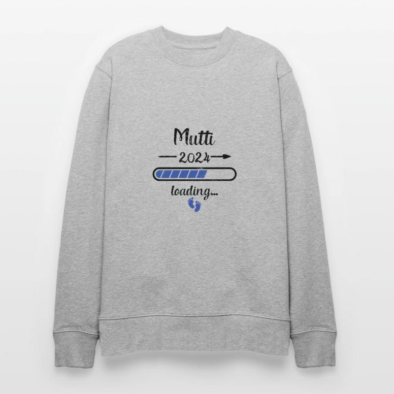 Mutti 2024 Loading Schwangerschaft Mutter Mutter Stanley/Stella Unisex Bio-Sweatshirt CHANGER 