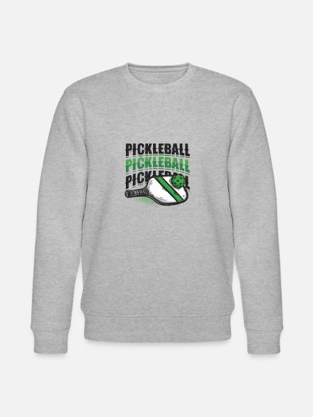 Pickleball lovers - Stanley/Stella CHANGER Unisex Organic Sweatshirt - heather grey