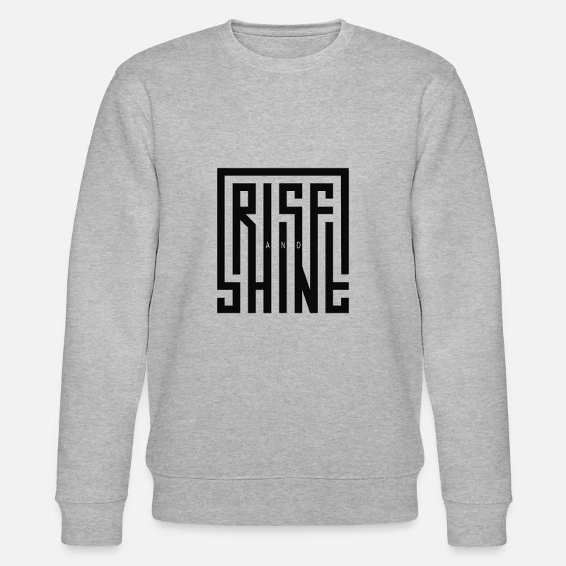 Rise and shine - Stanley/Stella Unisex Bio-Sweatshirt CHANGER - Grau meliert