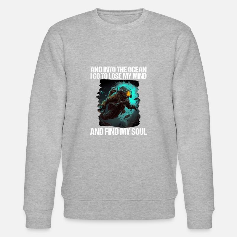 Plongeur plongeur plongeur - Sweat bio CHANGER Stanley/Stella Unisexe - gris chiné