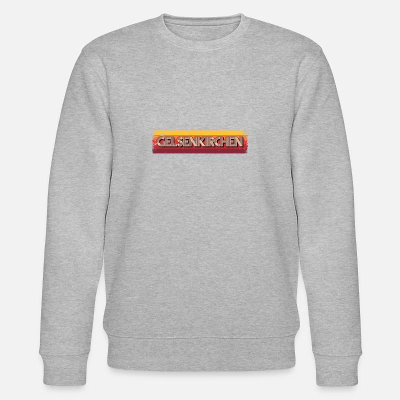 Gelsenkirchenerin Gelsenkirchener Gelsenkirchen - Stanley/Stella Unisex Bio-Sweatshirt CHANGER  - Grau meliert