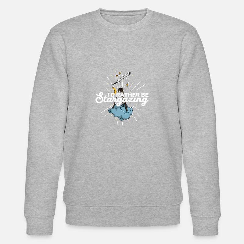 Telescope Space Astronomy Science - Stanley/Stella CHANGER Unisex Organic Sweatshirt - heather grey