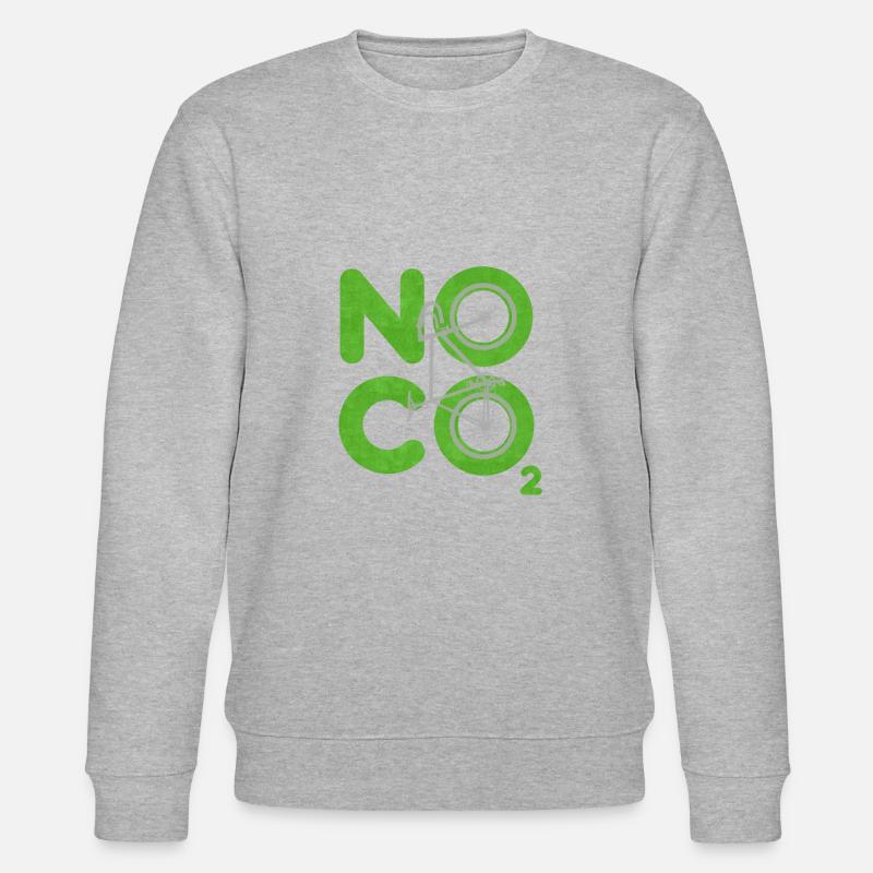 Kein CO2 - Stanley/Stella Unisex Bio-Sweatshirt CHANGER  - Grau meliert