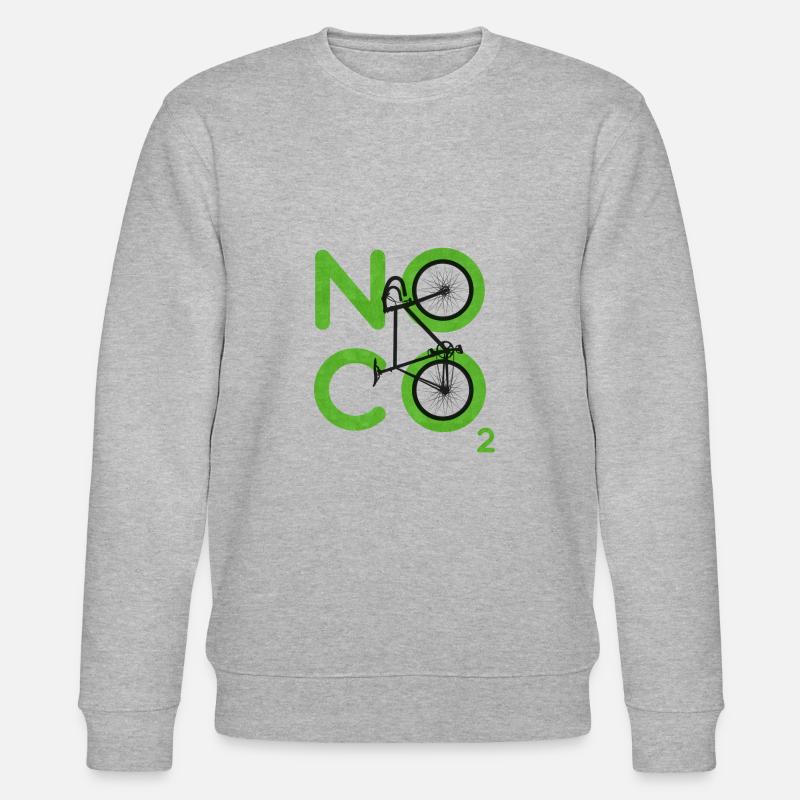 Kein CO2 - Stanley/Stella Unisex Bio-Sweatshirt CHANGER  - Grau meliert