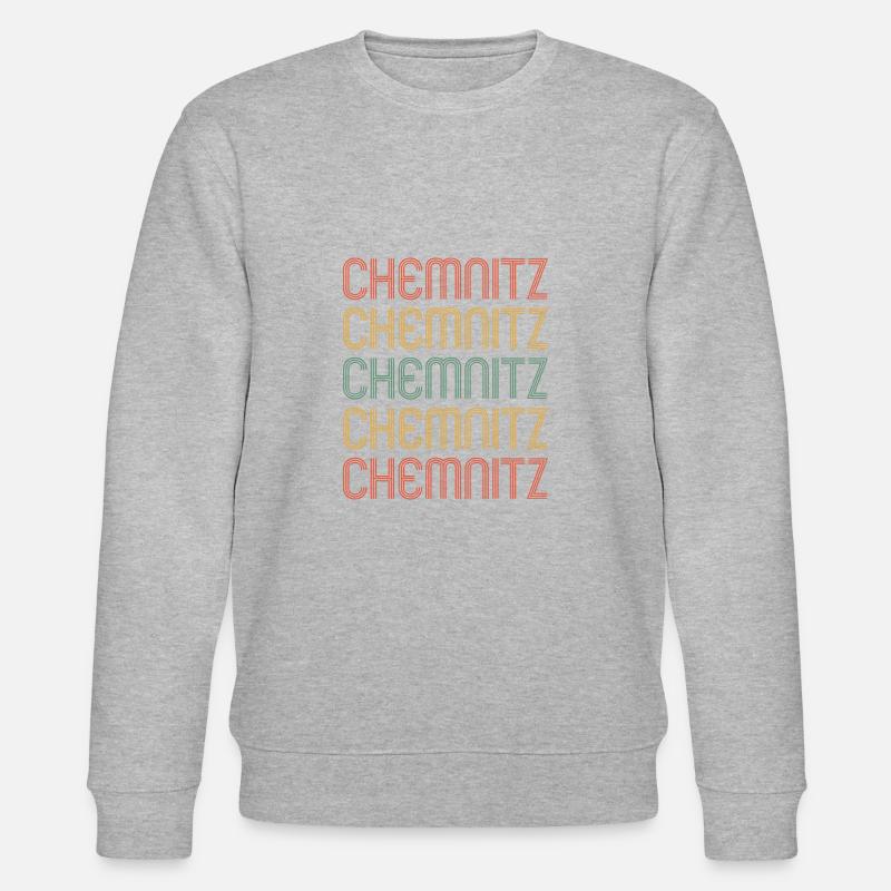 Chemnitzerin Chemnitzer Chemnitz - Stanley/Stella Unisex Bio-Sweatshirt CHANGER  - Grau meliert