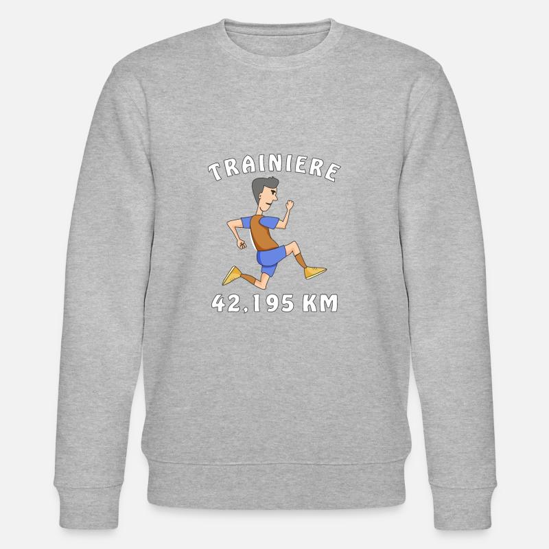 Faire du jogging - Sweat bio CHANGER Stanley/Stella Unisexe - gris chiné
