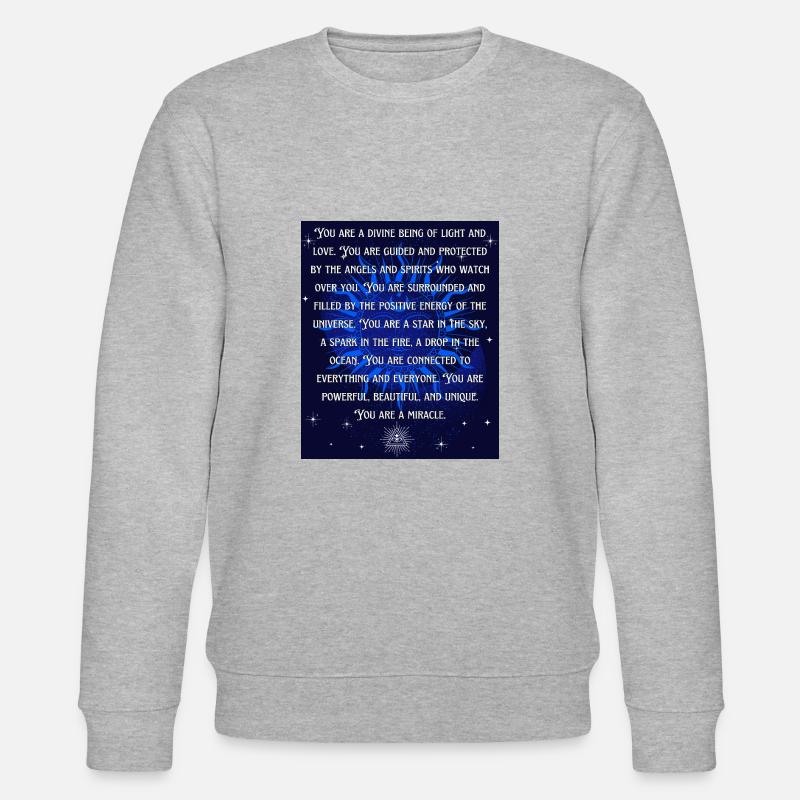 Astrologie Dire anglais - Sweat bio CHANGER Stanley/Stella Unisexe - gris chiné