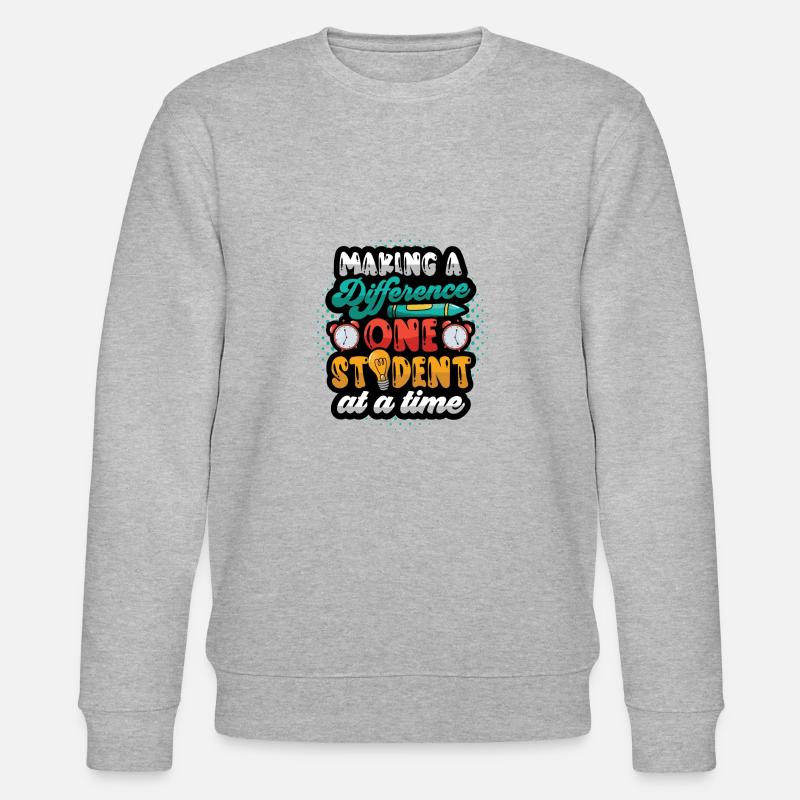 Einen Unterschied Machen - Stanley/Stella Unisex Bio-Sweatshirt CHANGER  - Grau meliert