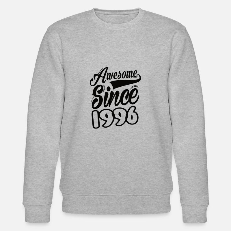 Awesome Since 1996 - Stanley/Stella CHANGER Unisex Organic Sweatshirt - heather grey