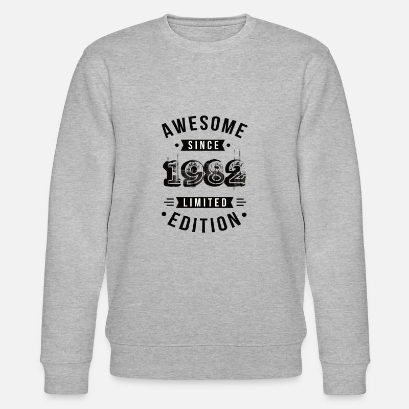 Awesome Since 1982 Limited Edition - Stanley/Stella Unisex Bio-Sweatshirt CHANGER  - Grau meliert