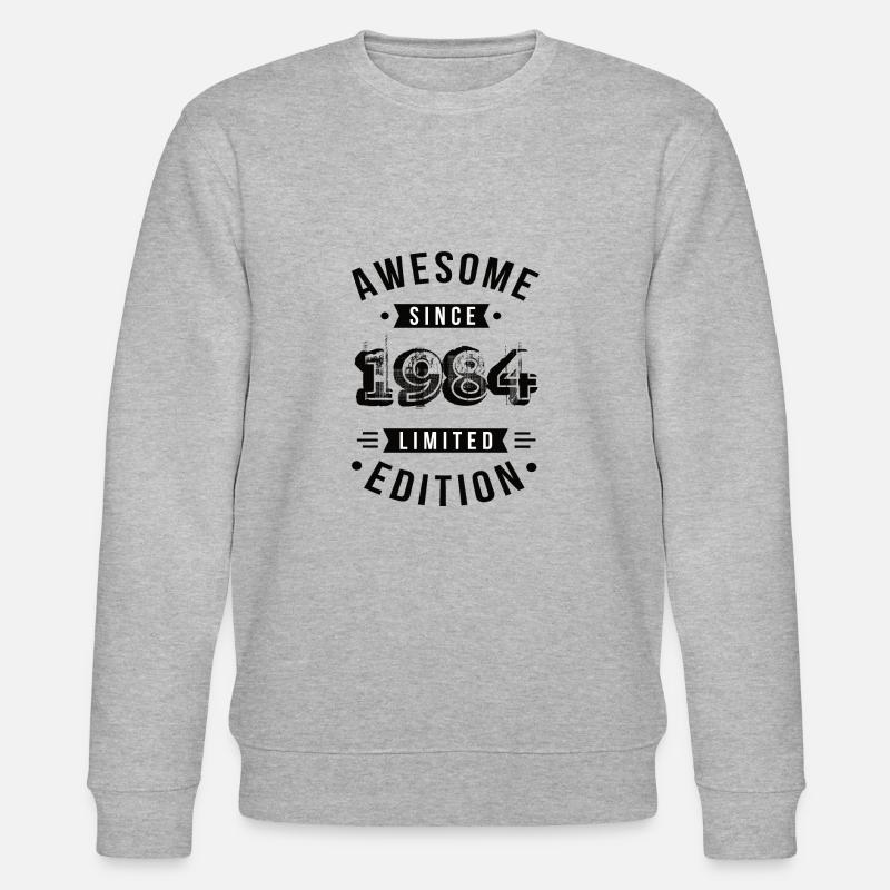 Awesome Since 1984 Limited Edition - Stanley/Stella Unisex Bio-Sweatshirt CHANGER  - Grau meliert