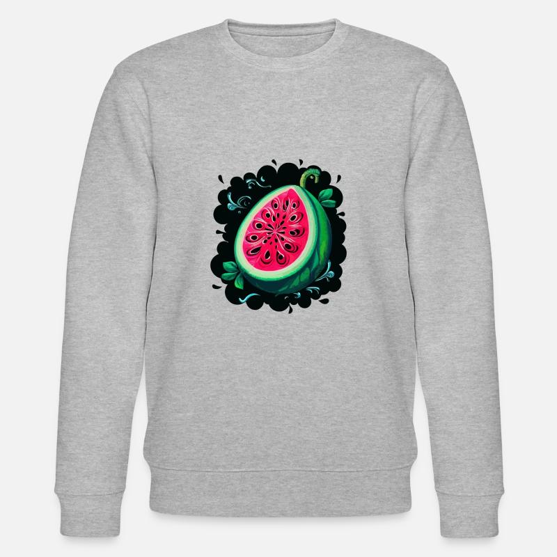 PASTÈQUE - Sweat bio CHANGER Stanley/Stella Unisexe - gris chiné