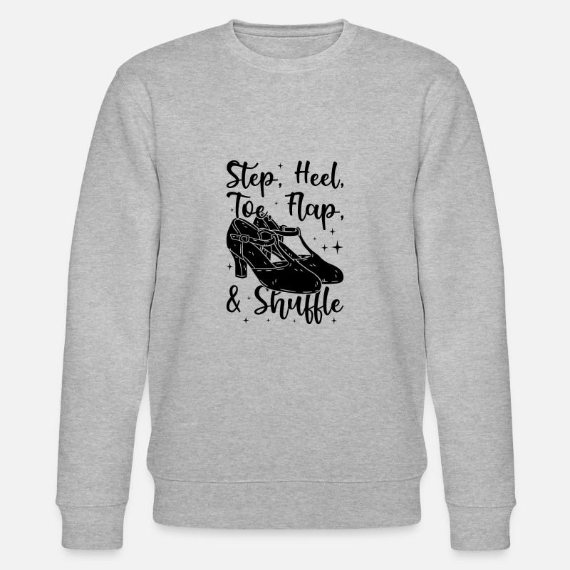 Stepptänzer Stepptanzschuhe Stepptanzlehrer - Stanley/Stella Unisex Bio-Sweatshirt CHANGER  - Grau meliert