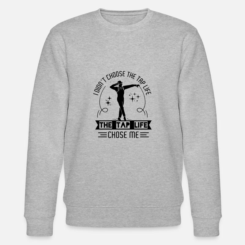 Stepptänzer Stepptanzschuhe Stepptanzlehrer - Stanley/Stella Unisex Bio-Sweatshirt CHANGER - Grau meliert