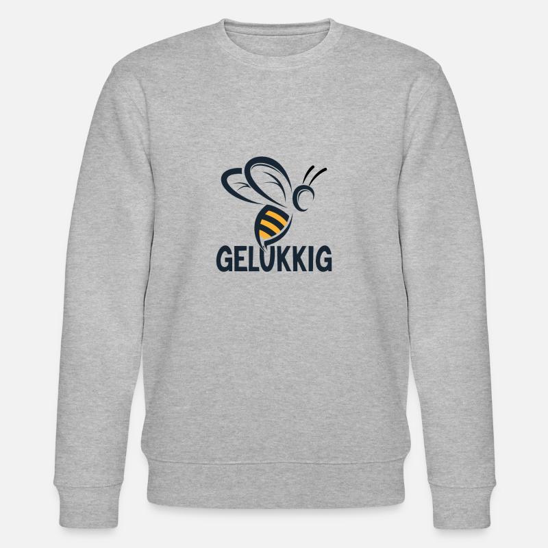 Bij Happy - Stanley/Stella Unisex Bio-Sweatshirt CHANGER  - Grau meliert