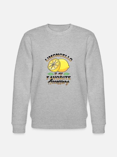 Italian limoncello lover - Stanley/Stella CHANGER Unisex Organic Sweatshirt - heather grey