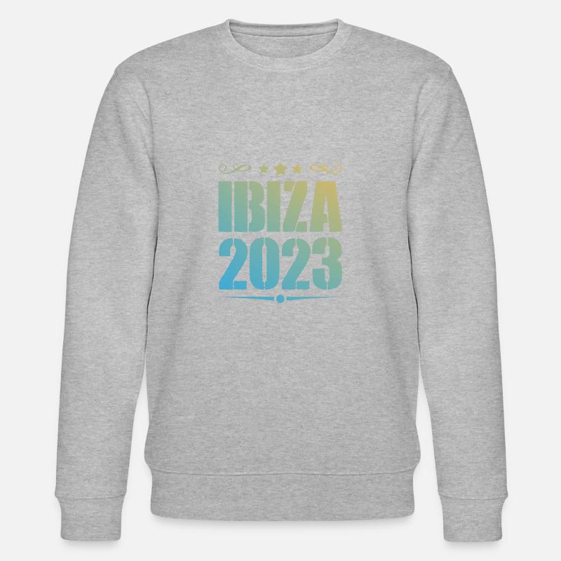 Ibiza 2023 - Stanley/Stella Unisex Bio-Sweatshirt CHANGER  - Grau meliert