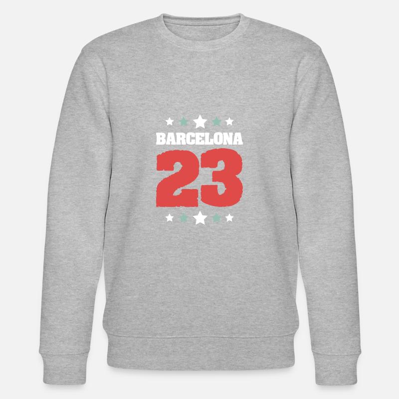 Maillot Barcelone 23 2023 - Sweat bio CHANGER Stanley/Stella Unisexe - gris chiné