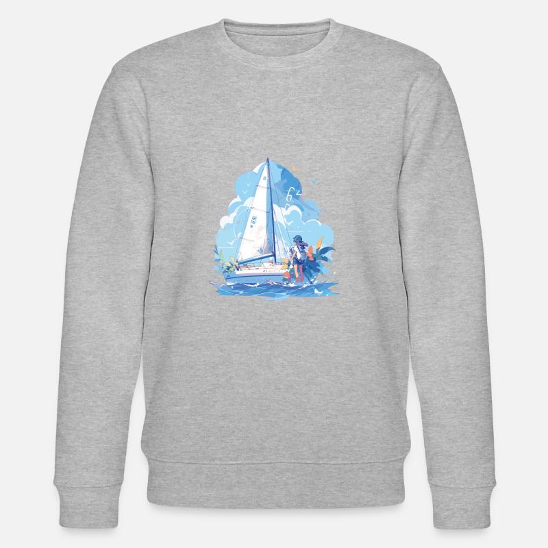 Régate Voile - Sweat bio CHANGER Stanley/Stella Unisexe - gris chiné