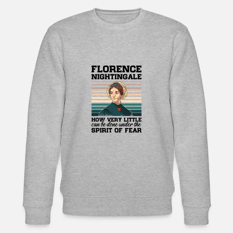 Infirmière Florence Nightingale Medical - Sweat bio CHANGER Stanley/Stella Unisexe - gris chiné