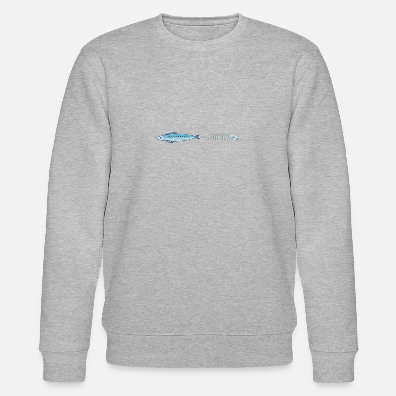 Fisch Fish - Stanley/Stella Unisex Bio-Sweatshirt CHANGER  - Grau meliert